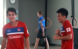 Tuyển thủ U22 Việt Nam rèn cơ bắp trước thềm SEA Games 29