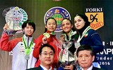 [Ảnh] Chân dung nữ võ sỹ tuổi teen giành HCV lịch sử cho karate Việt Nam