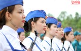 Nữ chiến sỹ tự vệ nổi bật giữa hội thao lực lượng vũ trang Thủ đô