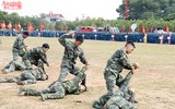 Nữ chiến sỹ tự vệ nổi bật giữa hội thao lực lượng vũ trang Thủ đô