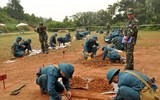 Bộ đội Hà Nội thi bắn súng trường, gói thuốc nổ, võ chiến đấu