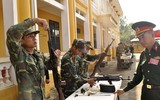 Bộ đội Hà Nội thi bắn súng trường, gói thuốc nổ, võ chiến đấu