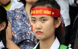 Sắc thái cảm xúc đáng yêu của nữ sinh Hà Nội khi xem penalty