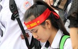 Sắc thái cảm xúc đáng yêu của nữ sinh Hà Nội khi xem penalty