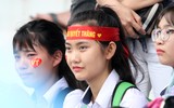 Sắc thái cảm xúc đáng yêu của nữ sinh Hà Nội khi xem penalty