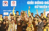 [Ảnh] Đội bóng xứ Nghệ phấn khích với chức vô địch lịch sử