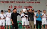 Thầy trò trường Nguyễn Thị Minh Khai tưng bừng xuất quân