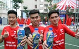 Lễ xuất quân đậm màu sắc của đương kim vô địch THPT Trần Quốc Tuấn