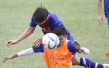 Tuyển thủ U23 vào bóng không khoan nhượng trước giờ 