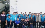 U23 Việt Nam mặc ấm, uống trà gừng để chống chọi cái lạnh ở Trung Quốc