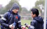 U23 Việt Nam mặc ấm, uống trà gừng để chống chọi cái lạnh ở Trung Quốc