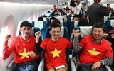 Hàng ngàn CĐV Việt Nam đang đổ về Thường Châu cổ vũ đội tuyển U23