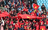 Hàng ngàn CĐV Việt Nam đang đổ về Thường Châu cổ vũ đội tuyển U23