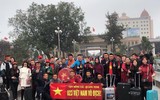 Hàng ngàn CĐV Việt Nam đang đổ về Thường Châu cổ vũ đội tuyển U23