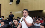 [ẢNH] Toàn cảnh lễ bốc thăm chia bảng giải bóng đá học sinh THPT Hà Nội 2018