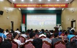 [ẢNH] Toàn cảnh lễ bốc thăm chia bảng giải bóng đá học sinh THPT Hà Nội 2018