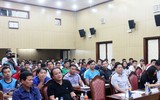 [ẢNH] Toàn cảnh lễ bốc thăm chia bảng giải bóng đá học sinh THPT Hà Nội 2018