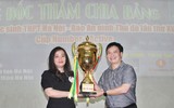 [ẢNH] Toàn cảnh lễ bốc thăm chia bảng giải bóng đá học sinh THPT Hà Nội 2018