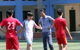 [ẢNH] Đội nắng luyện tập, chờ ngày tranh tài giải bóng đá học sinh Hà Nội 2018