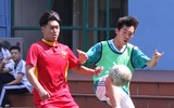 [ẢNH] Đội nắng luyện tập, chờ ngày tranh tài giải bóng đá học sinh Hà Nội 2018