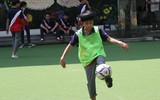 [ẢNH] Đội nắng luyện tập, chờ ngày tranh tài giải bóng đá học sinh Hà Nội 2018