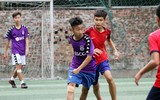 [ẢNH] Đội nắng luyện tập, chờ ngày tranh tài giải bóng đá học sinh Hà Nội 2018