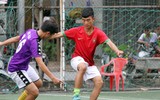 [ẢNH] Đội nắng luyện tập, chờ ngày tranh tài giải bóng đá học sinh Hà Nội 2018