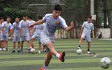[ẢNH] Đội nắng luyện tập, chờ ngày tranh tài giải bóng đá học sinh Hà Nội 2018