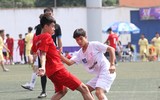 [Ảnh] Hấp dẫn 10 trận mở màn giải bóng đá học sinh THPT Hà Nội 2018