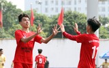 [Ảnh] Hấp dẫn 10 trận mở màn giải bóng đá học sinh THPT Hà Nội 2018