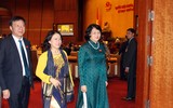 [ẢNH] Những hình ảnh đầu tiên từ nghị trường Quốc hội trong ngày khai mạc kỳ họp thứ 6