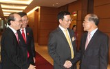 [ẢNH] Những hình ảnh đầu tiên từ nghị trường Quốc hội trong ngày khai mạc kỳ họp thứ 6