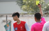 [ẢNH] Đánh bại cựu Á quân, THPT Nguyễn Bỉnh Khiêm đặt một chân vào vòng 1/16
