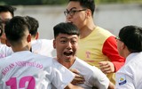 [ẢNH] Khoảnh khắc ấn tượng của vòng bảng giải bóng đá học sinh Hà Nội