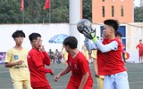 [ẢNH] Hình ảnh lượt trận cuối cùng vòng bảng giải bóng đá học sinh THPT Hà Nội 2018
