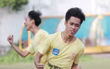[ẢNH] Thầy trò trường Xuân Mai ăn mừng chiến thắng nghẹt thở trước 
