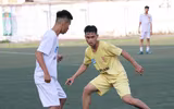[ẢNH] Thầy trò trường Xuân Mai ăn mừng chiến thắng nghẹt thở trước 