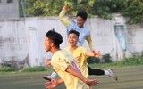 [ẢNH] Thầy trò trường Xuân Mai ăn mừng chiến thắng nghẹt thở trước 