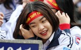 [ẢNH] Nữ sinh trường Trương Định và Phùng Khắc Khoan khoe sắc trước trận chung kết