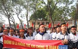 [ẢNH] Lễ xuất quân rộn ràng, rực rỡ sắc màu của thầy trò trường Phùng Khắc Khoan