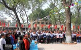 [ẢNH] Lễ xuất quân rộn ràng, rực rỡ sắc màu của thầy trò trường Phùng Khắc Khoan