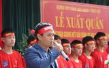 [ẢNH] Lễ xuất quân rộn ràng, rực rỡ sắc màu của thầy trò trường Phùng Khắc Khoan