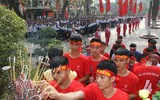 [ẢNH] Lễ xuất quân rộn ràng, rực rỡ sắc màu của thầy trò trường Phùng Khắc Khoan