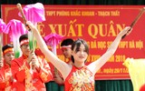 [ẢNH] Nữ sinh trường Trương Định và Phùng Khắc Khoan khoe sắc trước trận chung kết
