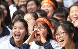 [ẢNH] Lễ xuất quân rộn ràng, rực rỡ sắc màu của thầy trò trường Phùng Khắc Khoan