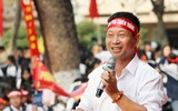 [ẢNH] Lễ xuất quân rộn ràng, rực rỡ sắc màu của thầy trò trường Phùng Khắc Khoan