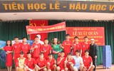 [ẢNH] Lễ xuất quân rộn ràng, rực rỡ sắc màu của thầy trò trường Phùng Khắc Khoan