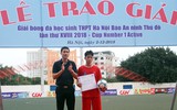 [ẢNH] Toàn cảnh lễ trao giải trận chung kết giải bóng đá học sinh THPT Hà Nội 2018