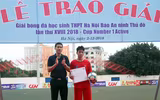 [ẢNH] Toàn cảnh lễ trao giải trận chung kết giải bóng đá học sinh THPT Hà Nội 2018