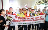 Quán quân Olympic Jin Jong-oh trổ tài bắn súng trước các xạ thủ Việt Nam